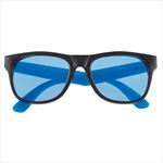 Black Frame With Blue Temples Front